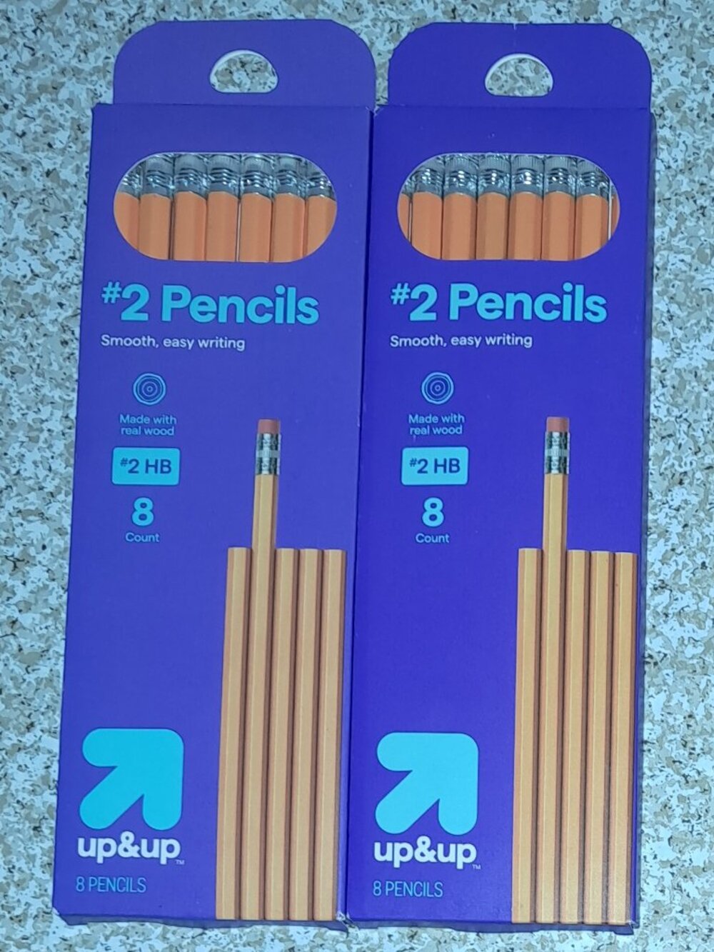 NEW Lot of 16 Target Brand Up&Up Wood Pencils Smooth Writing